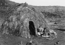 Apache Wickiup(?), c1903. Creator: Edward Sheriff Curtis