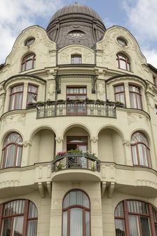 Apartment building, Hansahaus am Wielandplatz, Weimar, Germany, (1905), 2018. Artist: Alan John Ainsworth