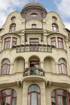 Apartment building, Hansahaus am Wielandplatz, Weimar, Germany, (1905), 2018. Artist: Alan John Ainsworth