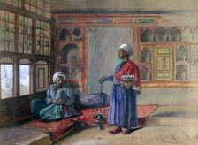 Apartment in the House of the Sheikh Sadat, Cairo 1873. Artist: Frank Dillon