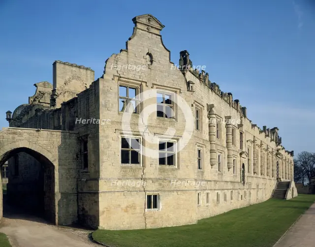 Apartments at the northern end of the Terrace Range at Bolsover Castle, Derbyshire, 2000. Artist: J Bailey