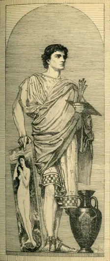 Apelles: design for a mosaic, c1864, (1881). Creator: Bernard Collier