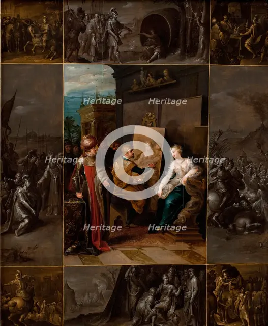 Apelles Painting Campaspe, 1620-1629. Creator: Frans Francken II.