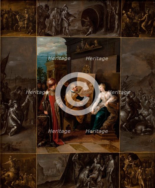 Apelles Painting Campaspe, 1620-1629. Creator: Frans Francken II.