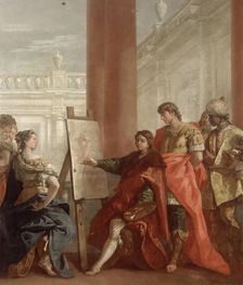 Apelles Paints Campaspa, 1713. Creator: Sebastiano Ricci