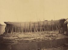 Aphrodita Under Construction, ca. 1857. Creator: Robert Howlett