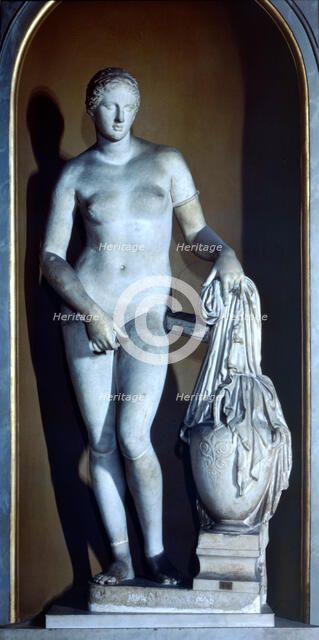 Aphrodite, marble sculpture.