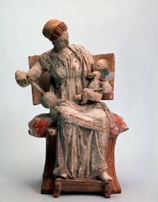 Aphrodite and Eros end of 4th century BC