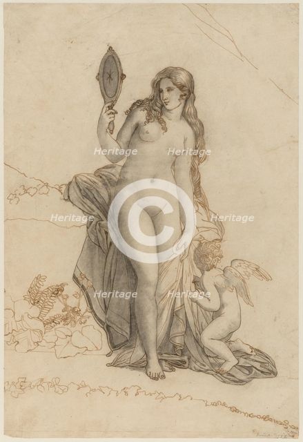 Aphrodite, between late 18th and early 19th century. Creator: Anne-Louis Girodet de Roussy-Trioson.