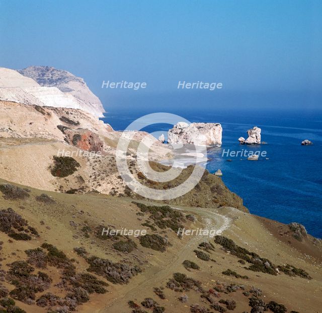 Aphrodite's rock on Cyprus. Artist: Unknown