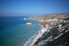Aphrodite's Rock, Paphos, Cyprus, 2001. Creator: Vivienne Sharp