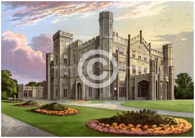 Apley Park, near Bridgnorth, Shropshire, home of the Foster family, c1880. Artist: Unknown