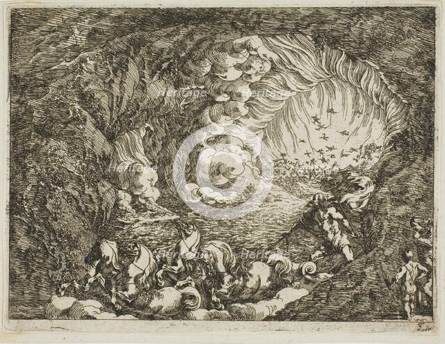 Apocalyptic Vision with Sea Gods, n.d. Creator: Johann Wilhelm Bauer.