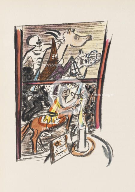 Apocalypse, 1943. Creator: Beckmann; Max (1884-1950).