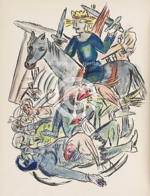 Apocalypse, 1943. Creator: Beckmann; Max (1884-1950).