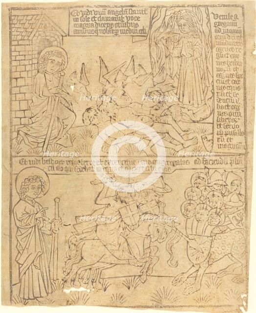 Apocalypse of John, Leaf 10, c. 1465. Creator: Unknown.