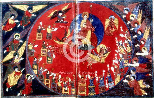 Apocalypse of St-Sever (Latin), c1050. Artist: Anon