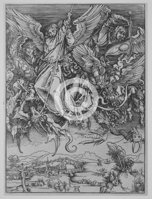 Apocalypsis cu Figuris, 1511., 1511. Creator: Albrecht Durer.