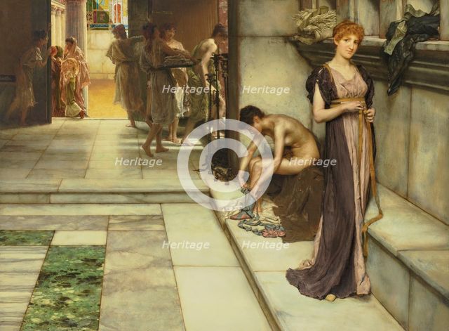 Apodyterium, 1886. Creator: Alma-Tadema, Sir Lawrence (1836-1912).