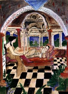 Apollinaire and his Muse c1900-1944. Artist: Max Jacob