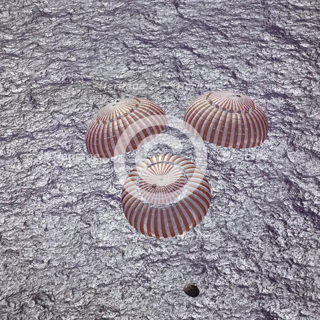 Apollo 16 Recovery, 1972. Creator: NASA.