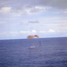 Apollo 13 Splashdown, 1970. Creator: NASA