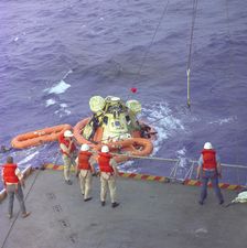 Apollo 8 Recovery, 1968. Creator: NASA