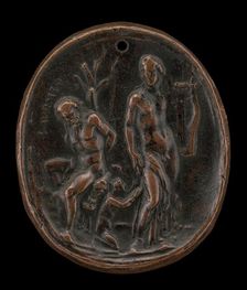 Apollo, Marsyas, and Olympus, 15th century. Creator: Unknown