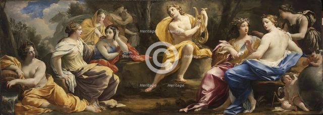 Apollo and the Muses, 1640s. Creator: Dorigny, Michel (1616-1665).