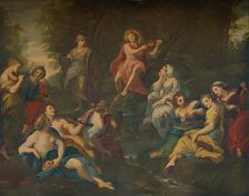 Apollo and the Muses 1772. Artist: Angelika Kauffmann