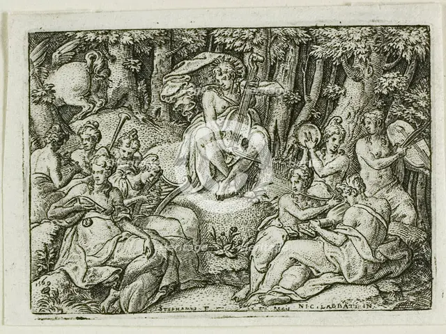 Apollo and the Muses, n.d. Creator: Etienne Delaune.