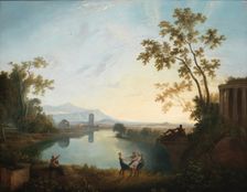 Apollo and the Seasons (Classical Landscape), ca. 1770-1779. Creator: Richard Wilson