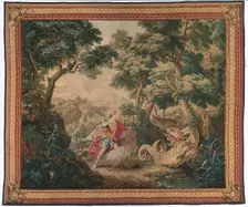 Apollo and the Serpent Python (from Set of Ovid's Metamorphoses), 1700-1730. Creator: Gobelins (French)