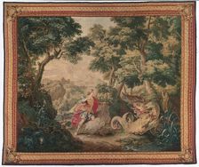 Apollo and the Serpent Python (from Set of Ovid's Metamorphoses), 1700-1730. Creator: Gobelins (French)