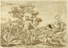 Apollo and the Pythian Monster, n.d. Creator: Unknown