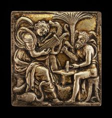 Apollo and Vulcan, 16th century. Creator: Master I.S.A.