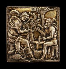 Apollo and Vulcan, 16th century. Creator: Master I.S.A.