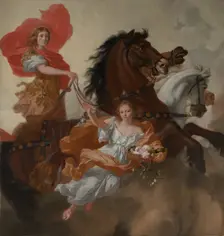 Apollo and Aurora, 1671. Creator: Gerard de Lairesse