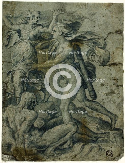 Apollo and Daphne, 1575/99. Creator: Unknown.