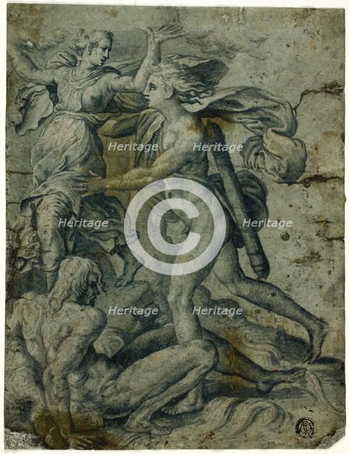 Apollo and Daphne, 1575/99. Creator: Unknown.