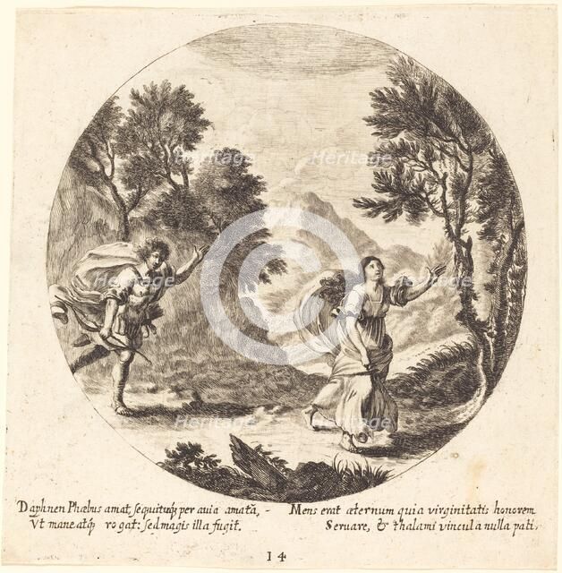 Apollo and Daphne, 1665. Creator: Georg Andreas Wolfgang.