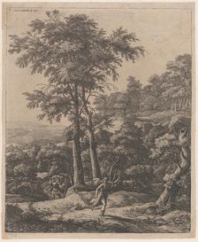 Apollo and Daphne, 17th century. Creator: Anthonie Waterloo