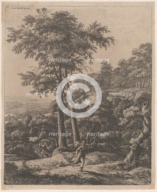 Apollo and Daphne, 17th century. Creator: Anthonie Waterloo.