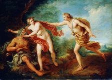 Apollo and Daphne 18th century. Artist: Francois Lemoyne