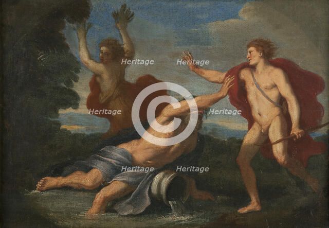 Apollo and Daphne, 18th century. Creator: Placido Costanzi.