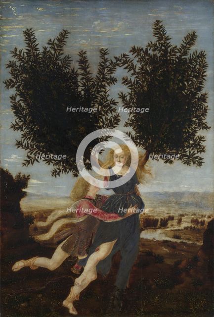 Apollo and Daphne, ca. 1470-1480. Artist: Pollaiuolo, Antonio (ca 1431-1498)
