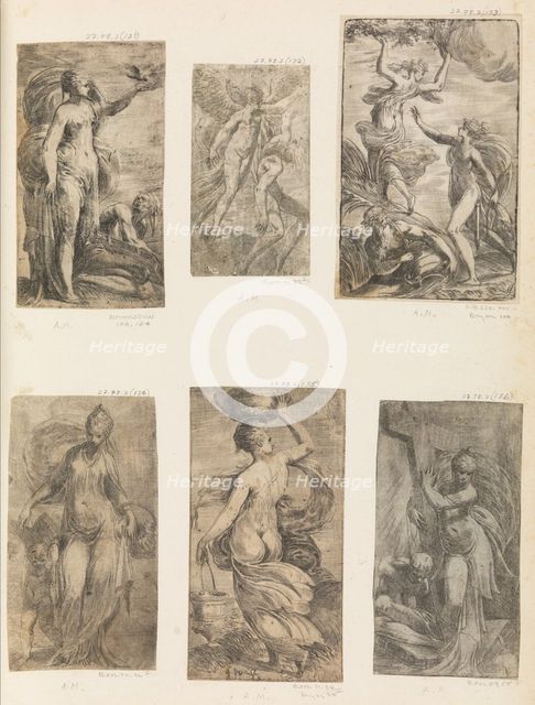Apollo and Daphne, ca. 1538-40 (?). Creator: Andrea Schiavone.