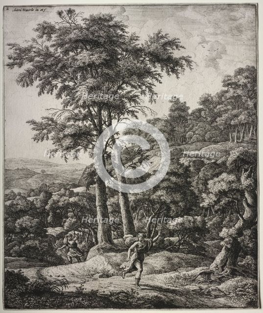 Apollo and Daphne. Creator: Anthonie Waterloo (Dutch, 1609/10-1690).