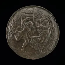 Apollo and Daphne. Creator: Master of the Orpheus Legend