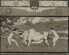 Apollo and Daphne II (From the series Opus II), 1879. Artist: Klinger, Max (1857-1920)